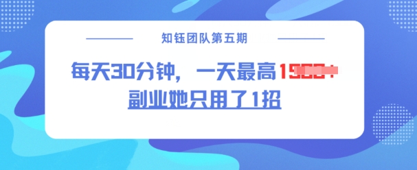 副业她只用了1招，每天30分钟，无脑二创，一天最高1.5k-艾客创业网