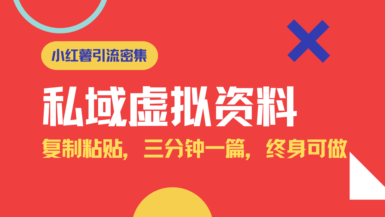 小红书引流私域旅游虚拟资料玩法，复制粘贴，三分钟一篇图文，日入1000…-艾客创业网