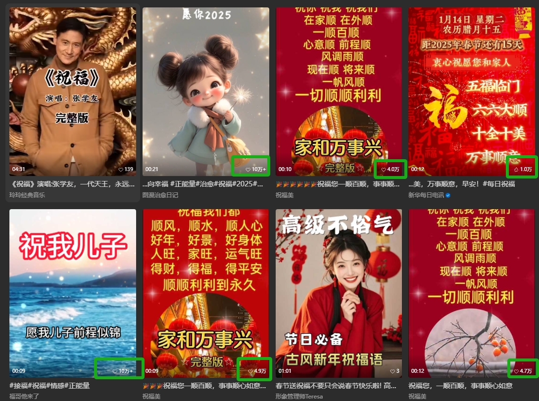 银发经济新年风口，儿女祝福视频爆火，一条作品上万播放，一定要抓住-艾客创业网