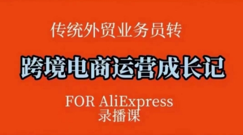跨境电商速卖通运营课，?运营方法论+后台实操，逻辑清晰-艾客创业网