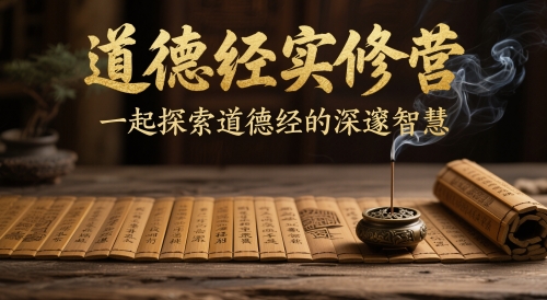道德经实修营，一起探索道德经的深邃智慧-艾客创业网