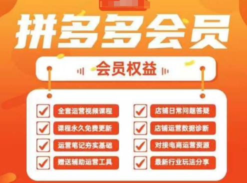 2025拼多多运营实战课，40节全流程教学，覆盖拼多多运营全链路-艾客创业网