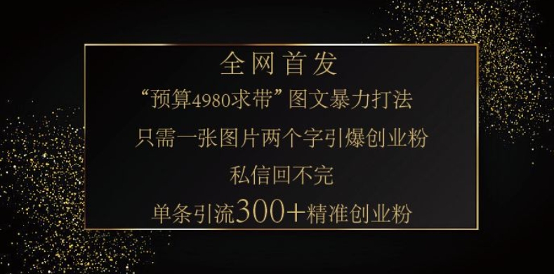 小红书神奇图片引流法，只需一张图，就能单条笔记凭借此方法，轻松引流 300 + 精准创业粉-艾客创业网
