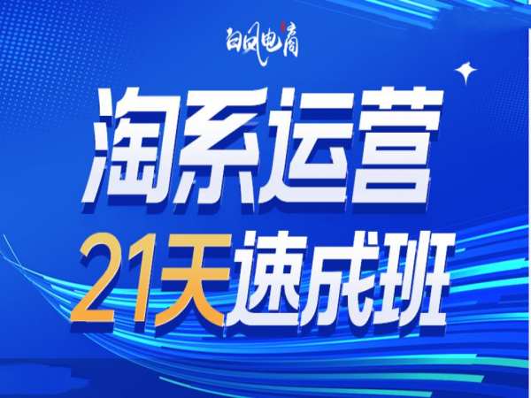淘系运营21天速成班35期，年前最后一波和2025方向-艾客创业网