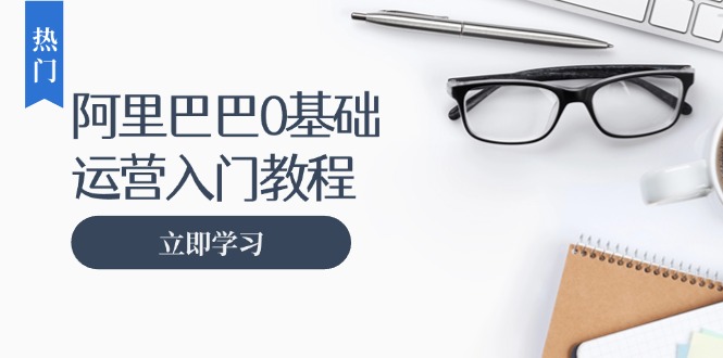 阿里巴巴运营零基础入门教程：涵盖开店、运营、推广，快速成为电商高手-艾客创业网