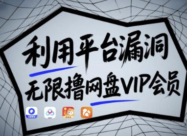 利用平台漏洞，无限撸网盘VIP会员，用户亲测有效!【漏洞原理+操作演示】-艾客创业网